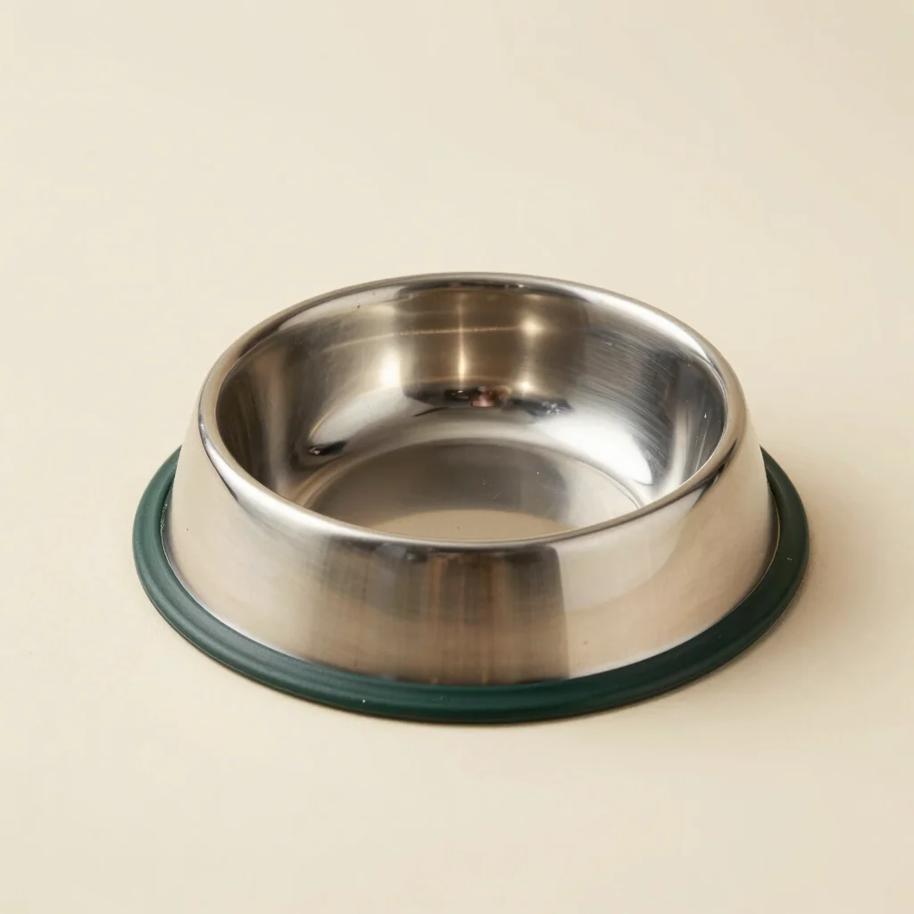 Ergonomic Stainless Steel Double Pet Bowl